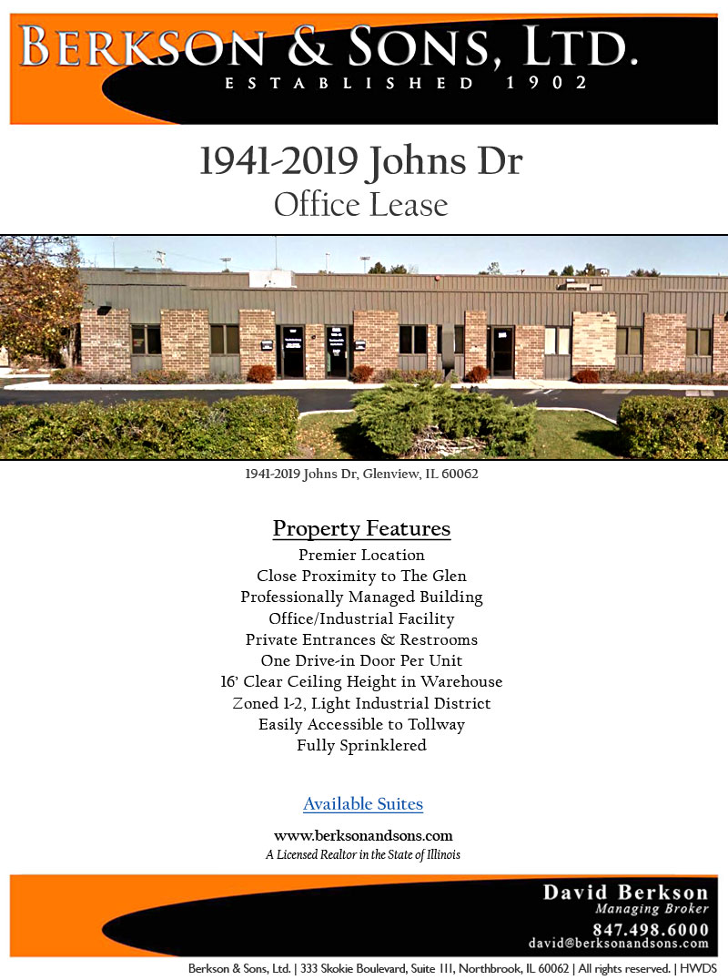 Berkson & Sons - 1941-2019 Johns Drive - Property Features